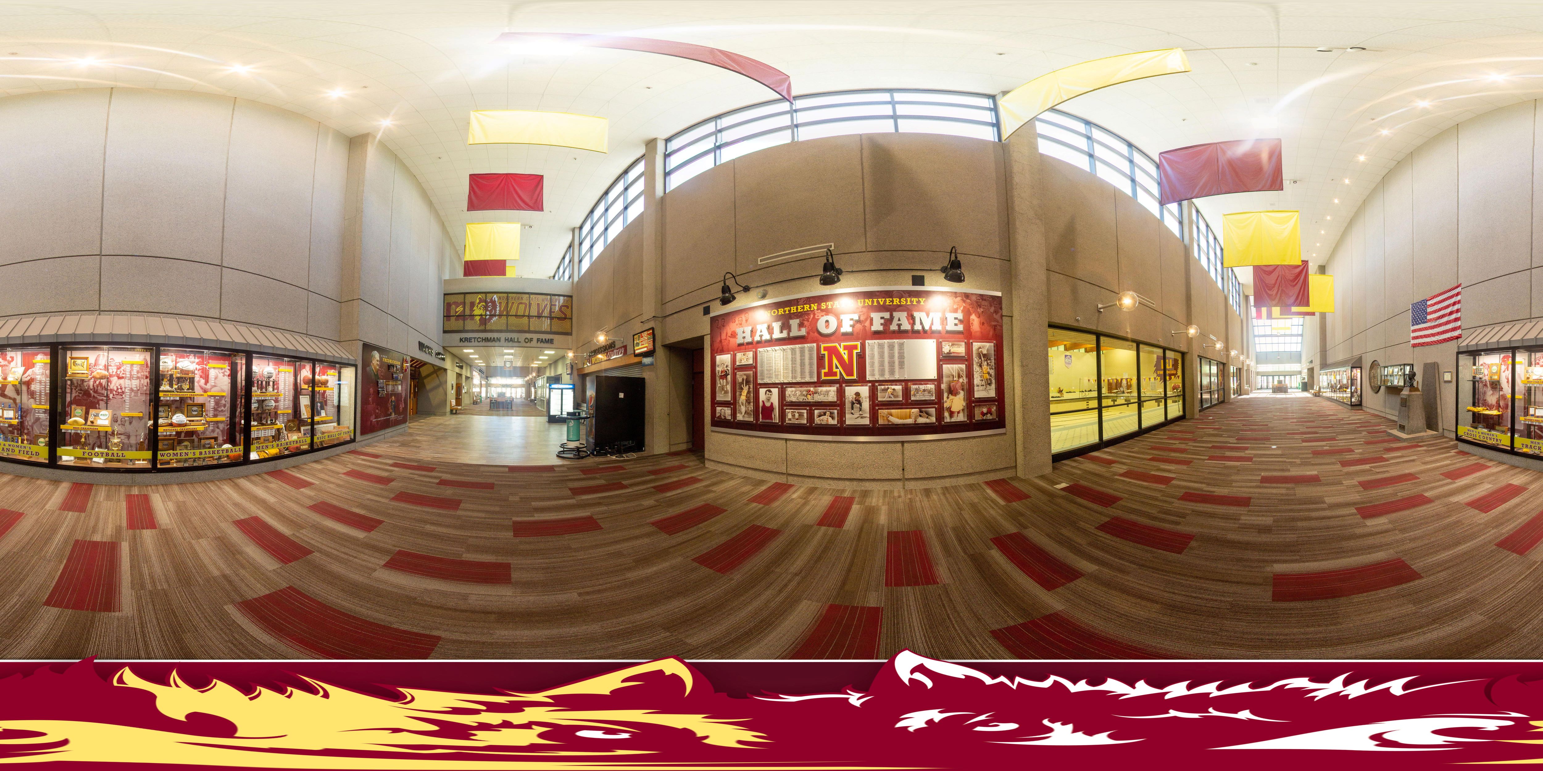 360 view of Kretchman Hall of Fame