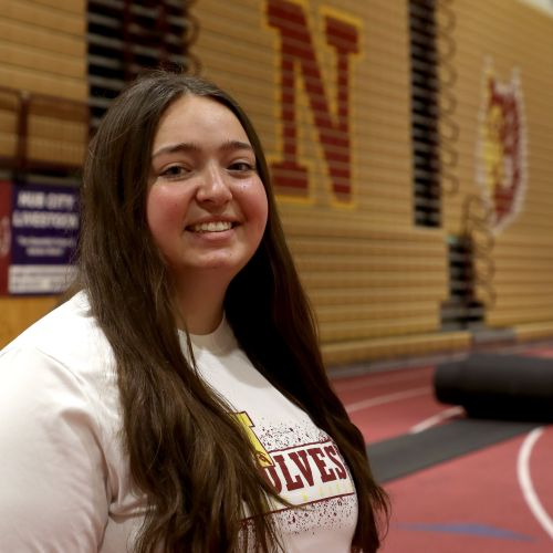 Liv Ashley inside the Barnett Center