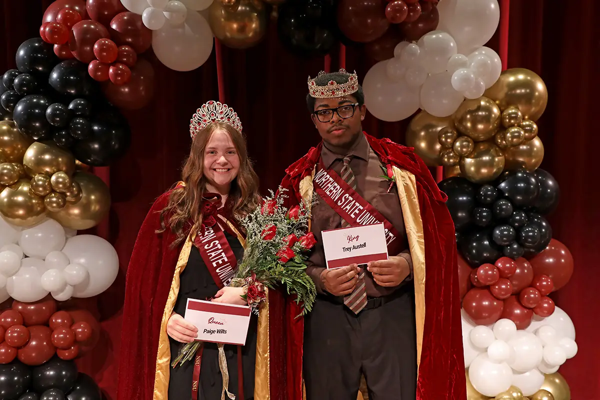 Photo of Queen Paige Wilts and King Trey Austell