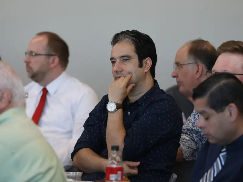 Students listening to a lecture