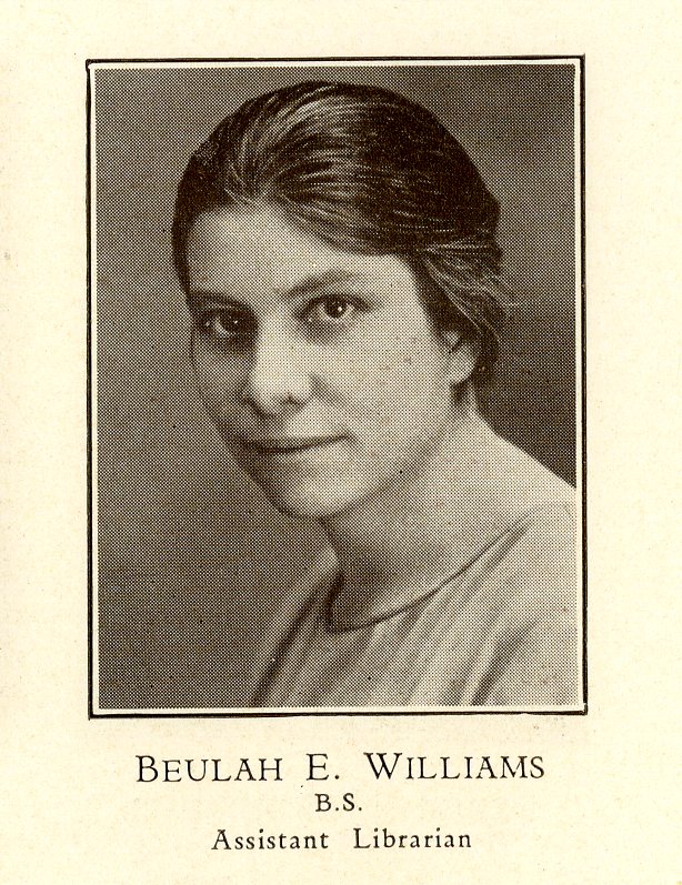 Historical portrait of Beulah E. Williams