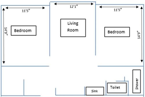 Four Person Two Bedroom Suite