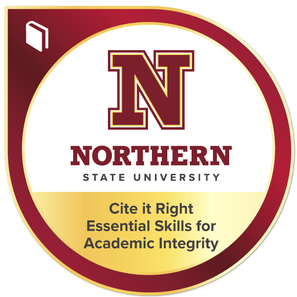 Cite it Right - Essential Skills for Academic Integrity badge