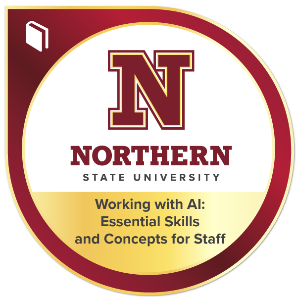 Working with AI: Essential Skills and Concepts for Staff badge