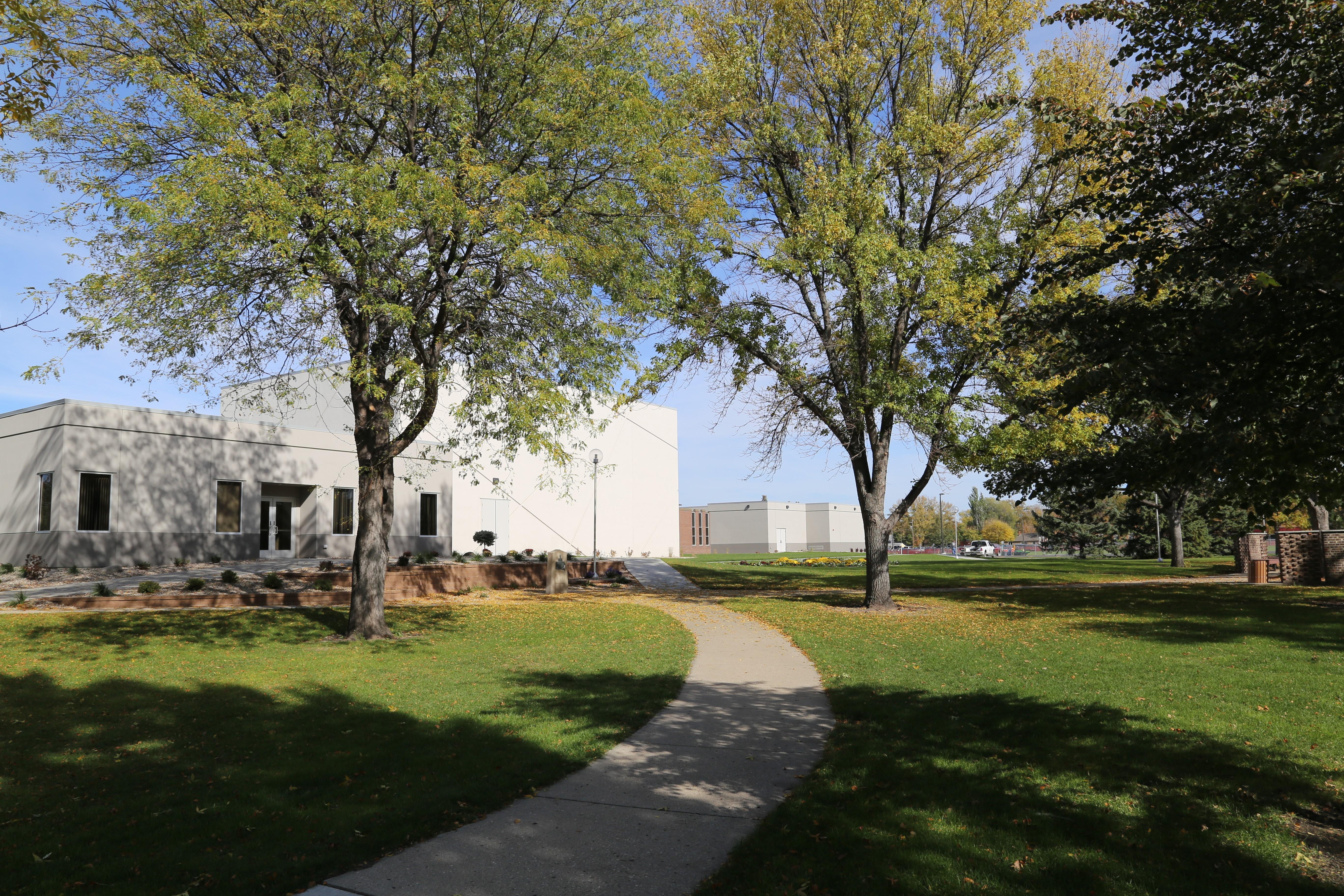 Outside view of Johnson Fine Arts Center