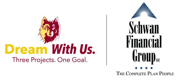Educational Impact logo and Schwan Financial Group logo