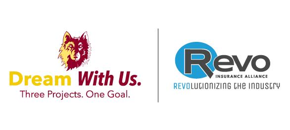 Dream with us and Revo logo