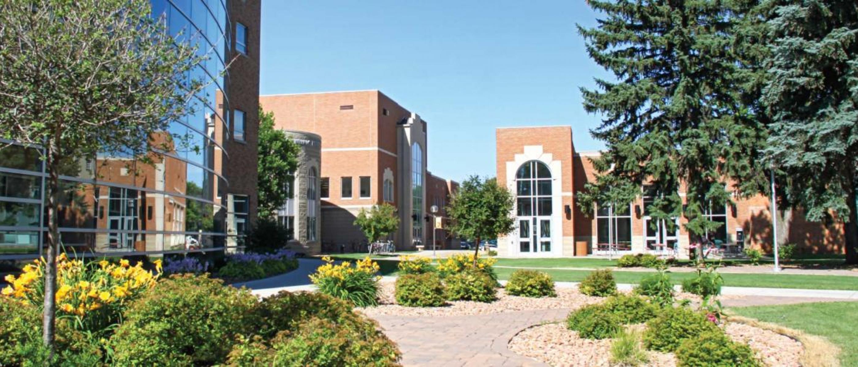 Photo of campus buildings