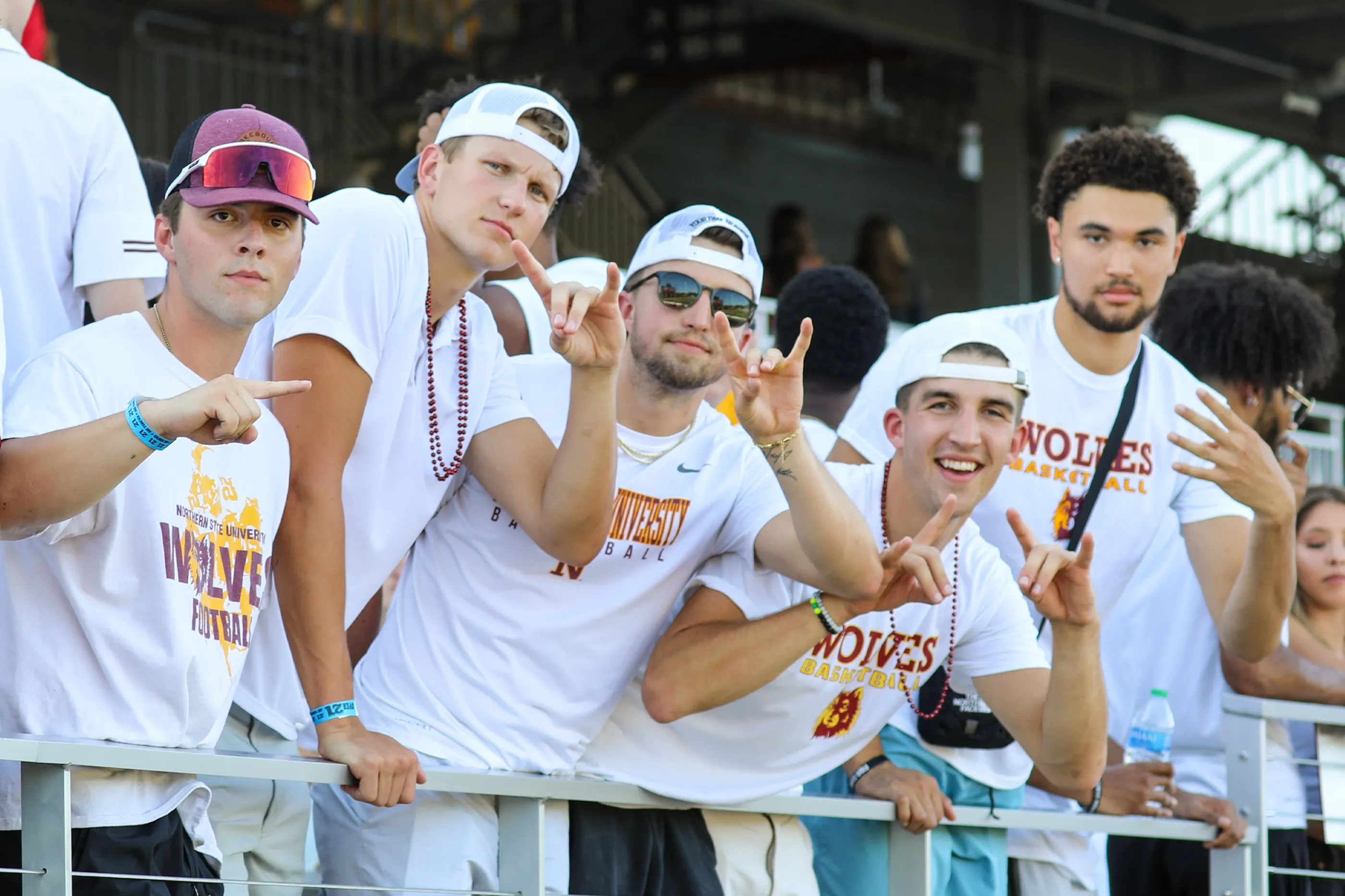 Group of students posing for the camera