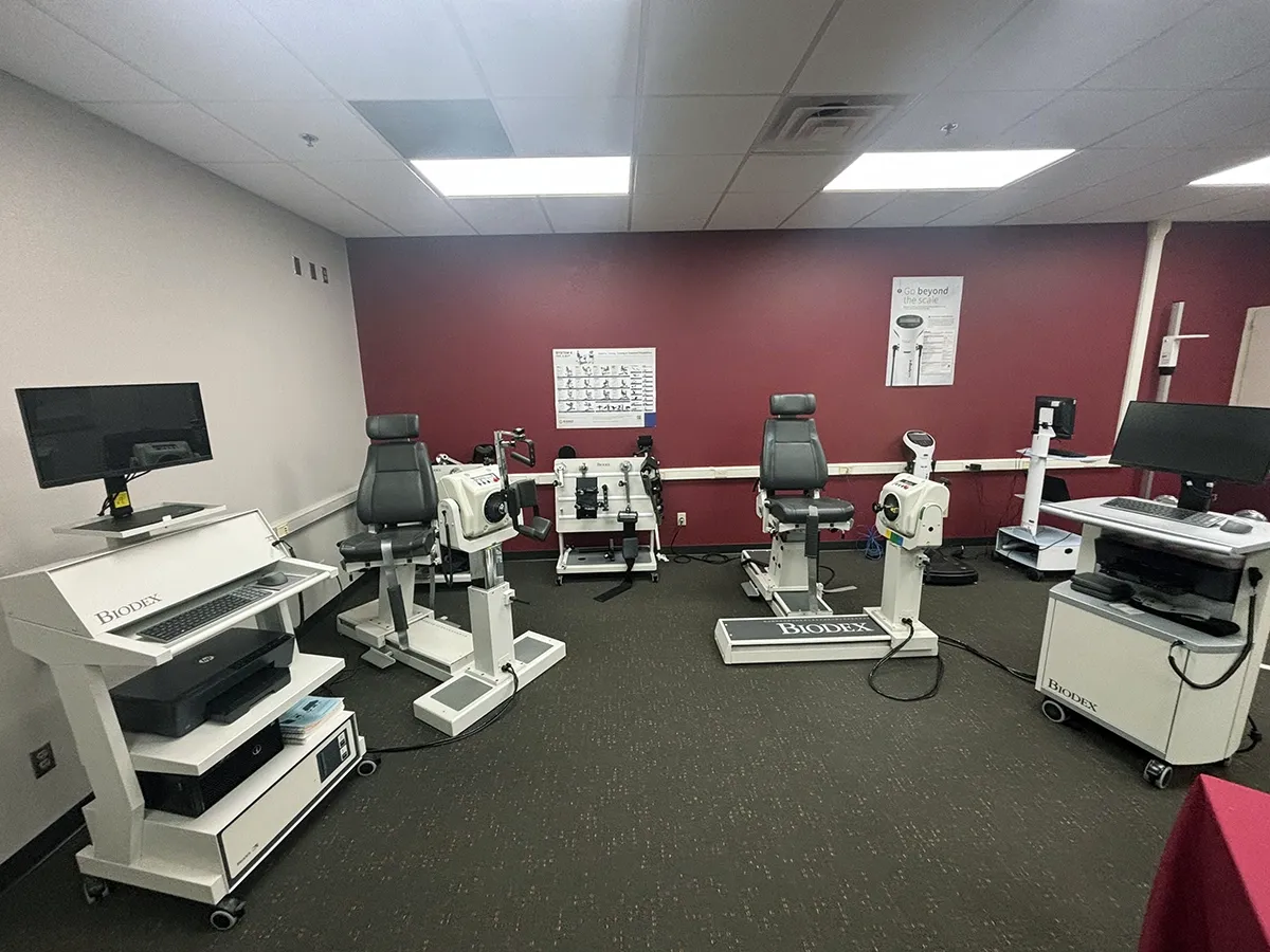 A photo of the human performance lab