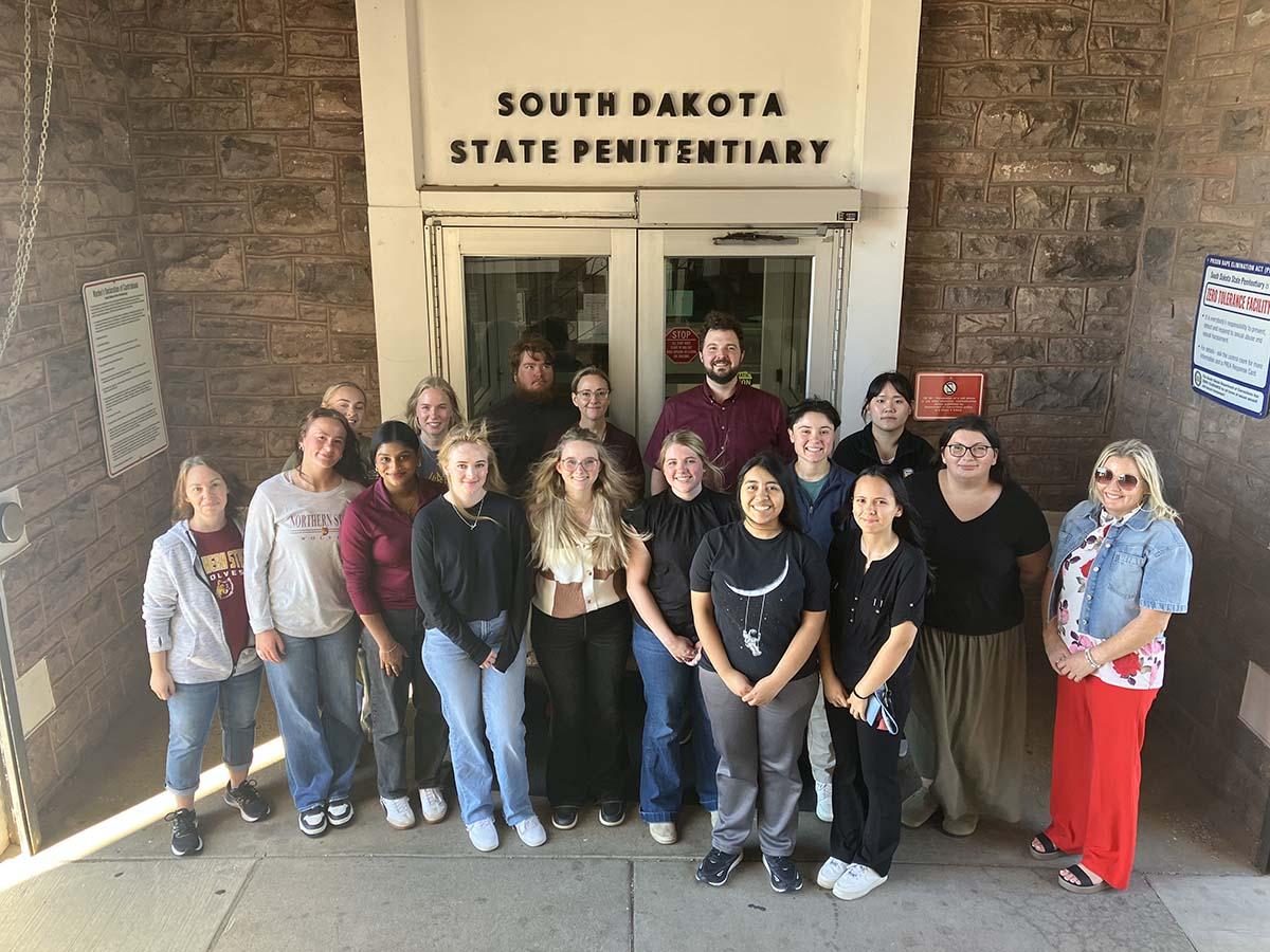 South Dakota State Penitentary Student Group Photo