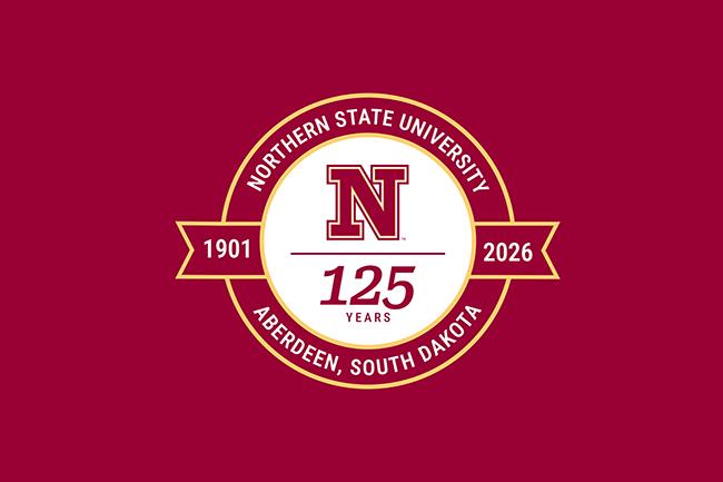 Northern State University 125 Year logo