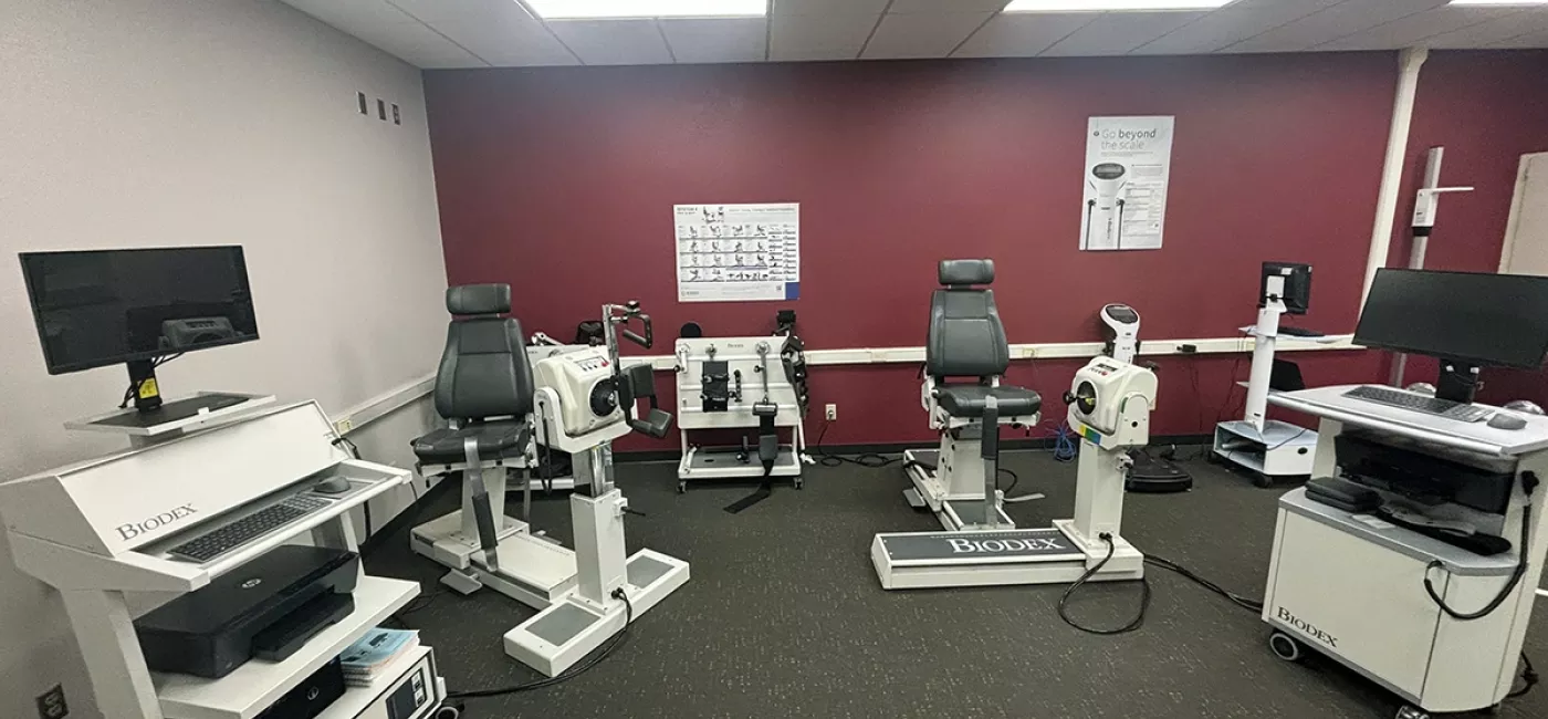 A photo of the human performance lab