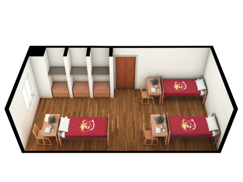 Triple room - side