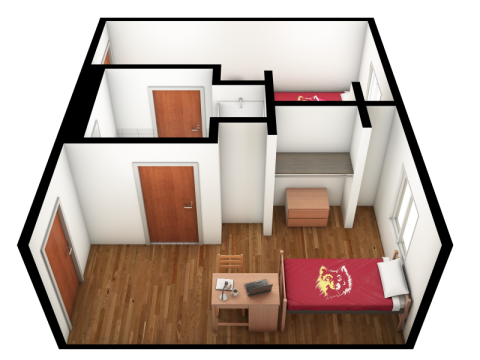 Two-person room - side