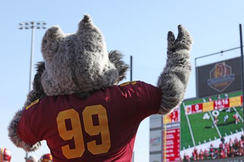 Thunder at the 2024 homecoming football game