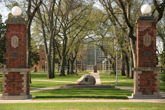 Campus pillars