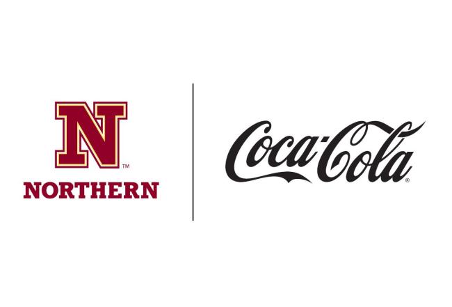 Graphic with NSU logo and Coca-Cola logo