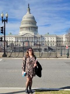 Morgan Stadler standing in D.C.