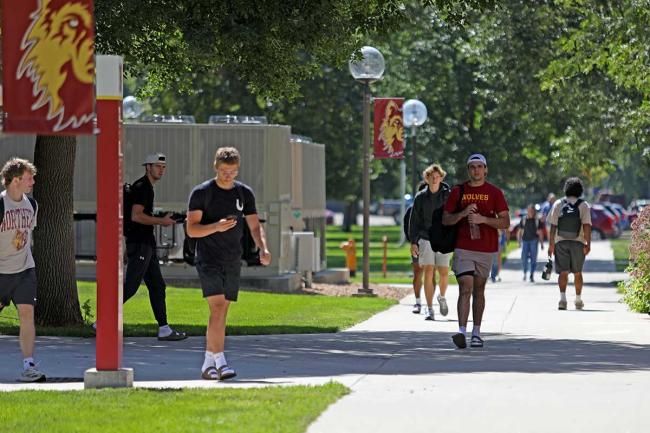 Students on Campus